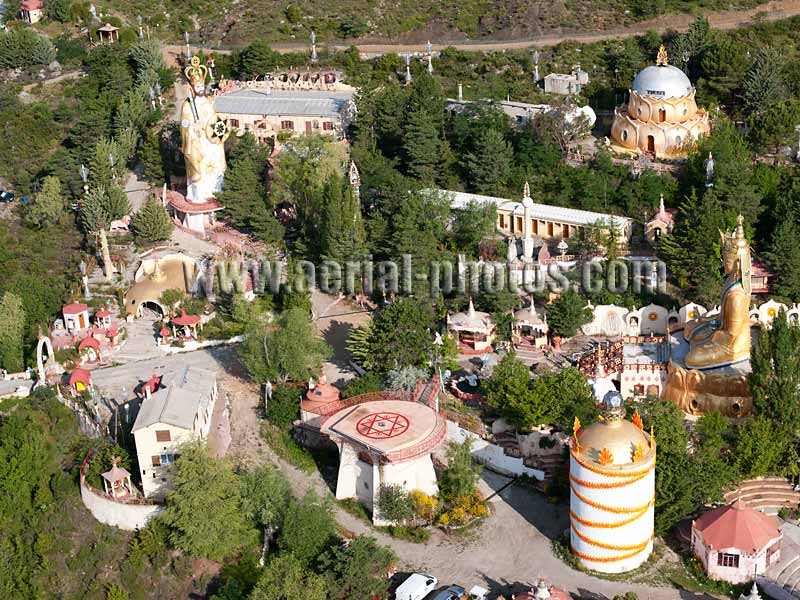 AERIAL VIEW photo of Mandarom, Castellane, Provence, France. VUE AERIENNE.