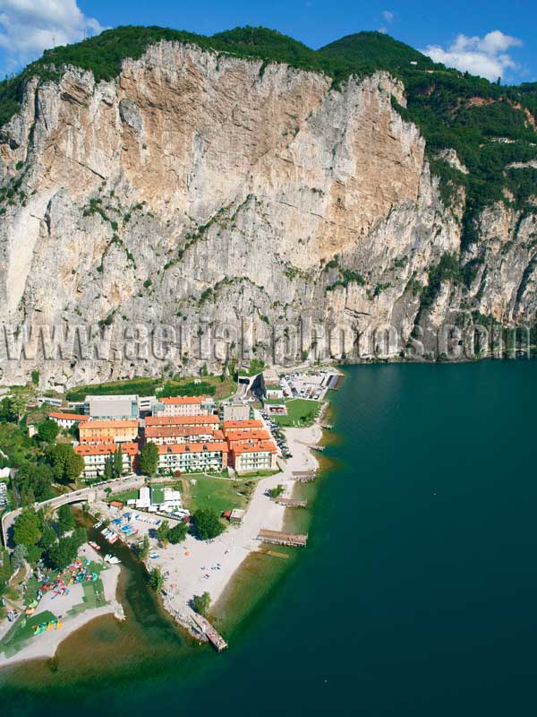 AERIAL VIEW photo of Campione, Lake Garda, Lombardy, Italy. VEDUTA AEREA foto, Lago di Garda, Lombardia, Italia.