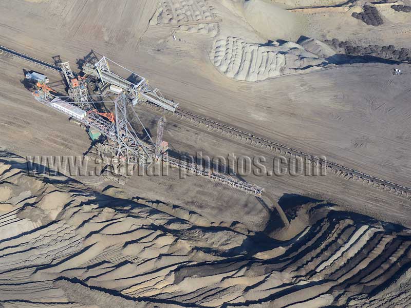 AERIAL VIEW photo of Bełchatów Coal Mine, Poland. FOTOGRAFIA LOTNICZA kopalnia węgla, Polska.