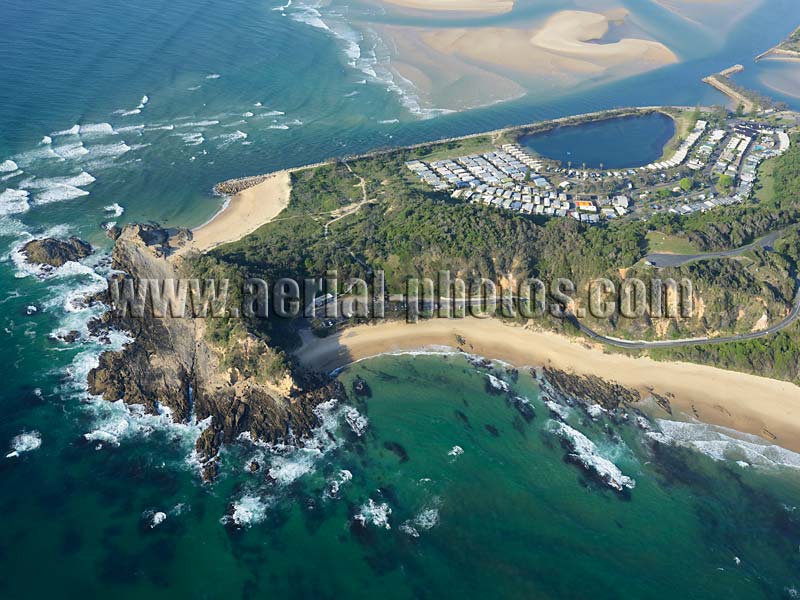 AERIAL VIEW photo of Nambucca Heads, New South Wales, Australia.