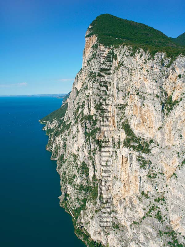 AERIAL VIEW photo of Monte Castello, Tignale, Lake Garda, Lombardy, Italy. VEDUTA AEREA foto, Lago di Garda, Lombardia, Italia.