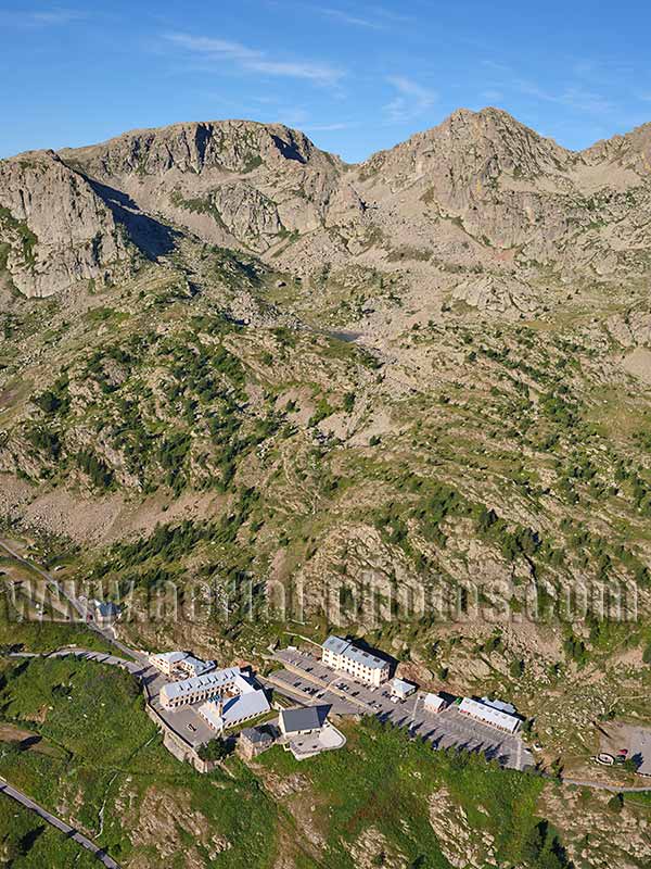 AERIAL VIEW photo of Monte Rosa, Piedmont, Italy. VEDUTA AEREA foto.