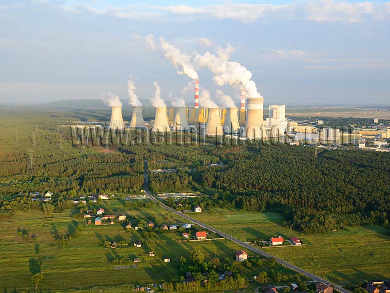 Aerial view, Bełchatów Power Station, Poland. FOTOGRAFIA LOTNICZA Elektrownia, Polska.