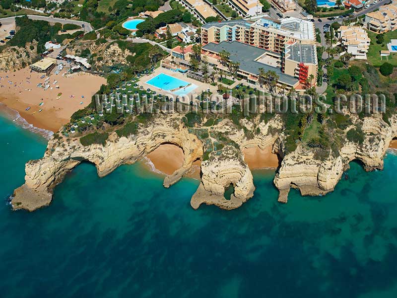 AERIAL VIEW photo of Pestana Viking Beach Resort, Porches, Armação de Pêra, Algarve, Portugal. VISTA AEREA.